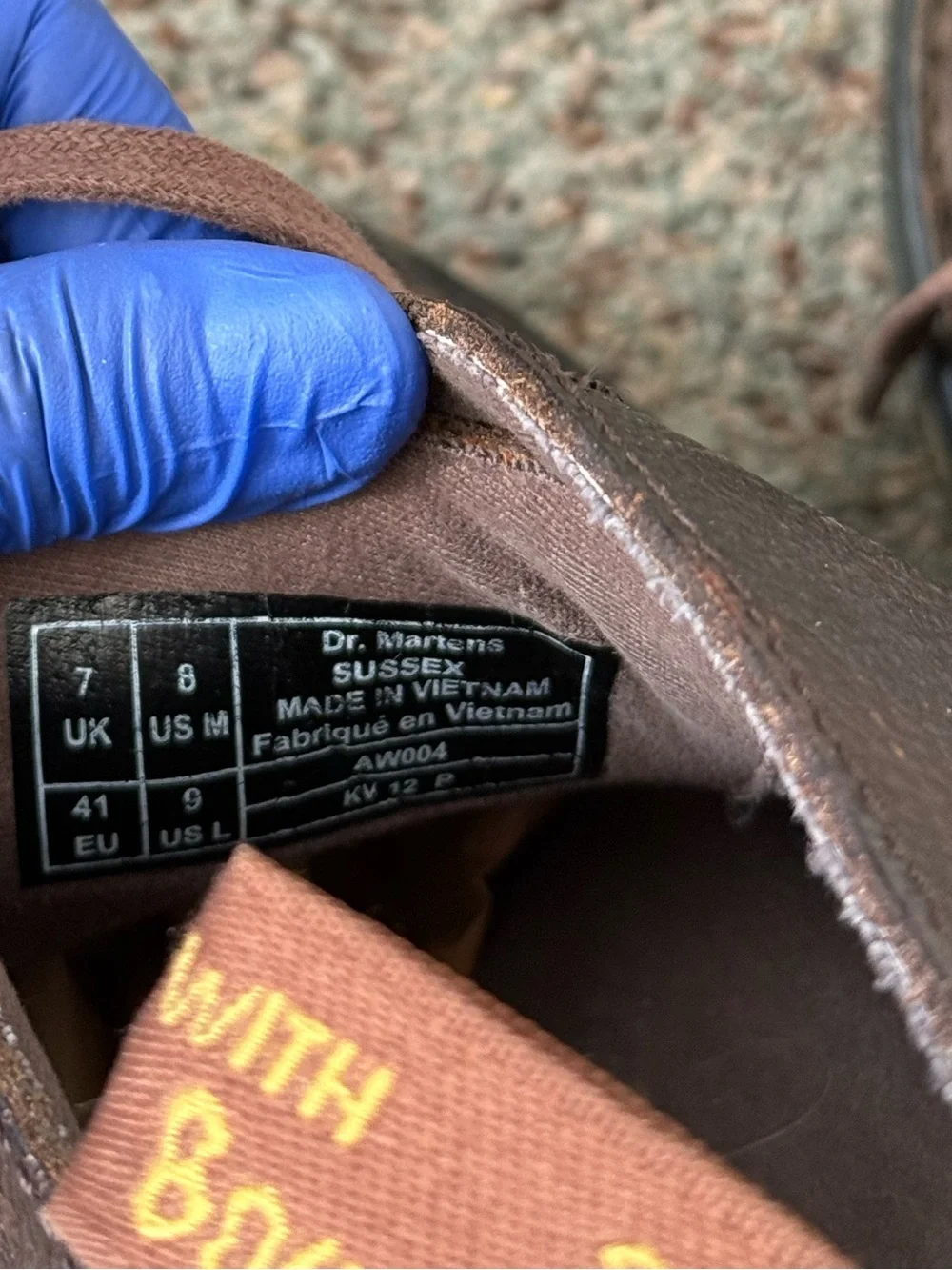 Dr. Martens Sussex Chukka Boots Mens 8M Brown Leather Industrial Work Airwair